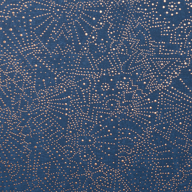 Arte Gobi blauw behang van een sterrenhemel 74031