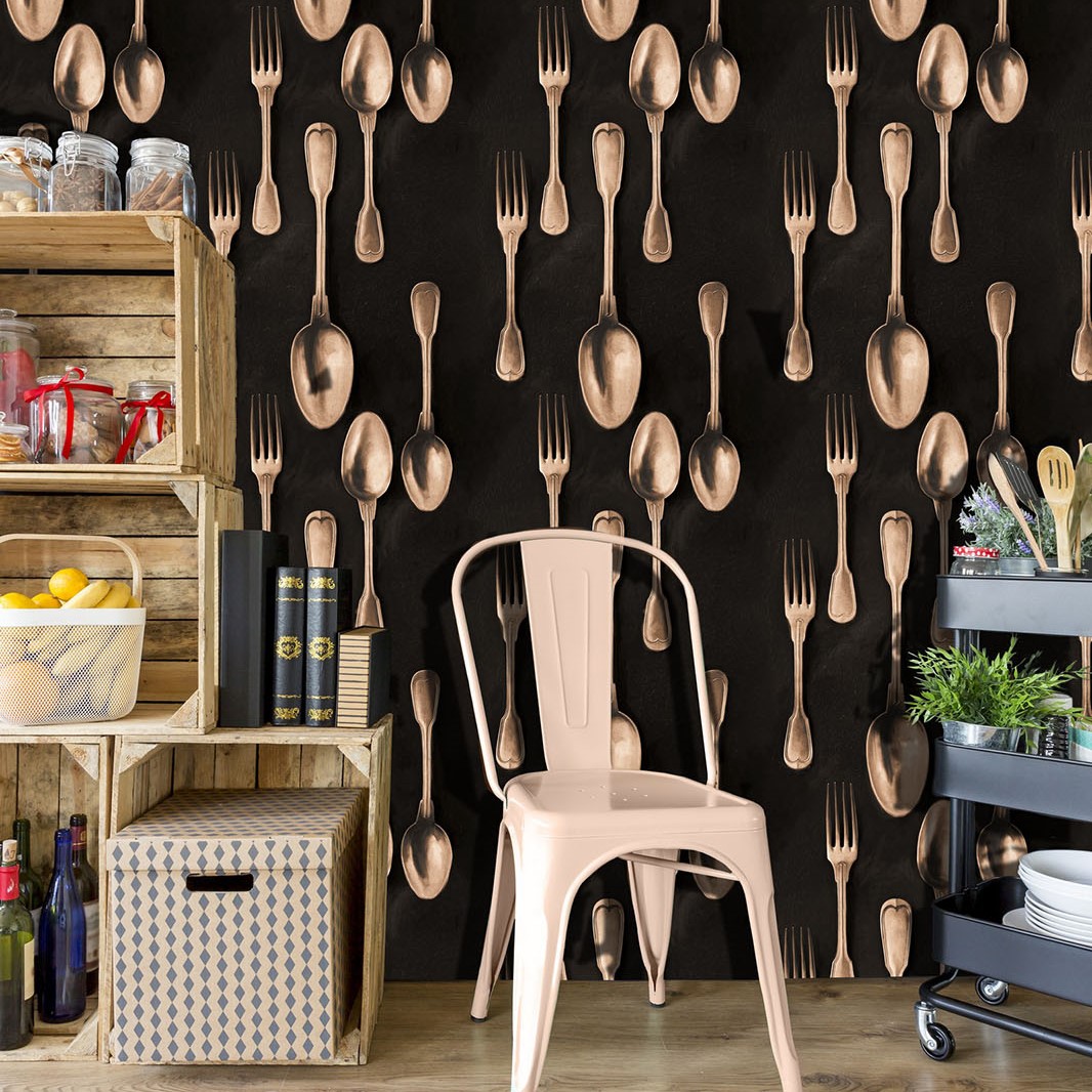CUTLERY Copper MTG WP20247 bestelbehang